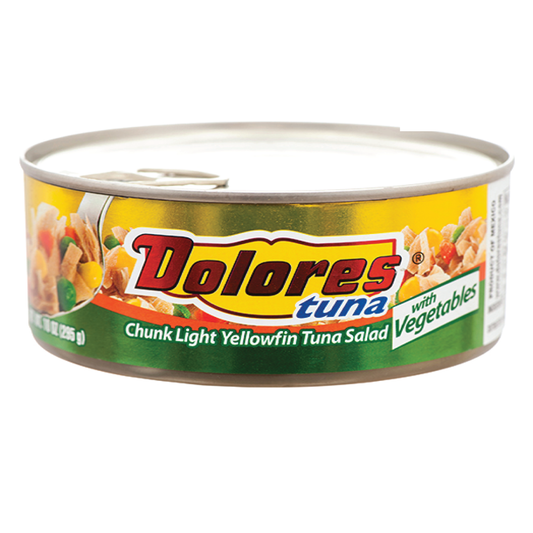 Dolores Chunk Light Yellowfin Tuna Salad With Vegetables 10oz