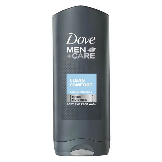 Dove Men + Care Clean Comfort Mild Face & Body Wash Gel 400ml