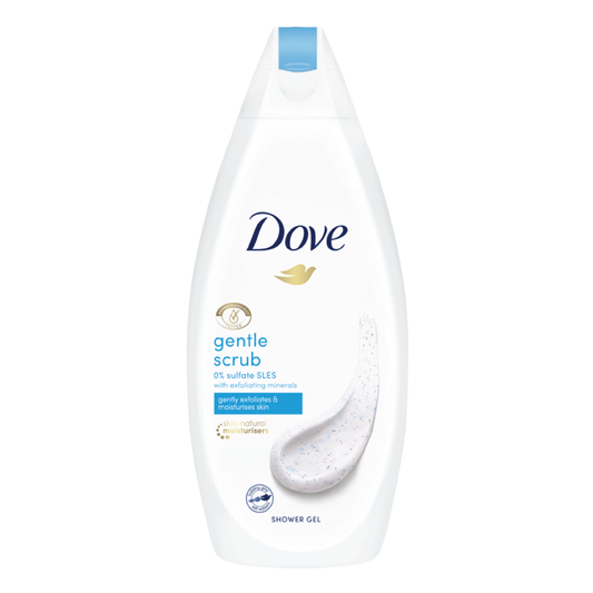 Dove Gentle Scrub Exfoliating Minerals Body Wash 500ml