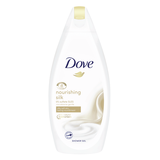 Dove Nourishing Silk Scent Skin Natural Body Wash 500ml