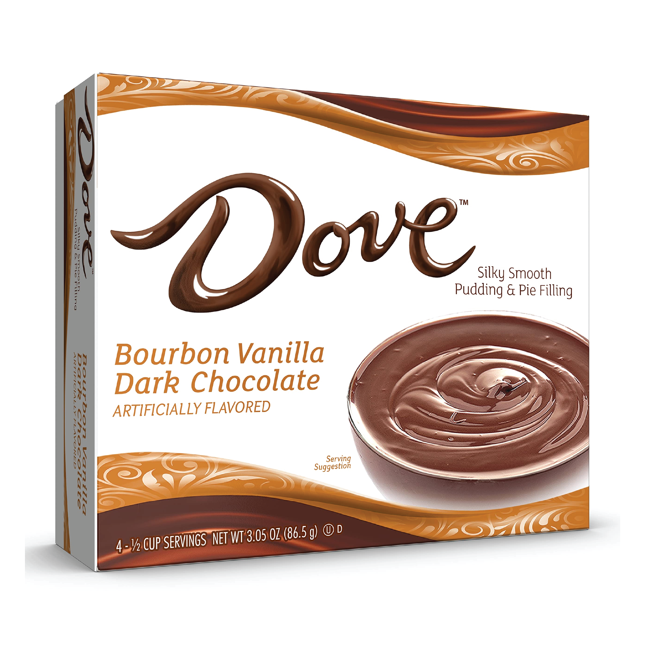 Dove Bourbon Vanilla Dark Chocolate Pudding 3.05oz