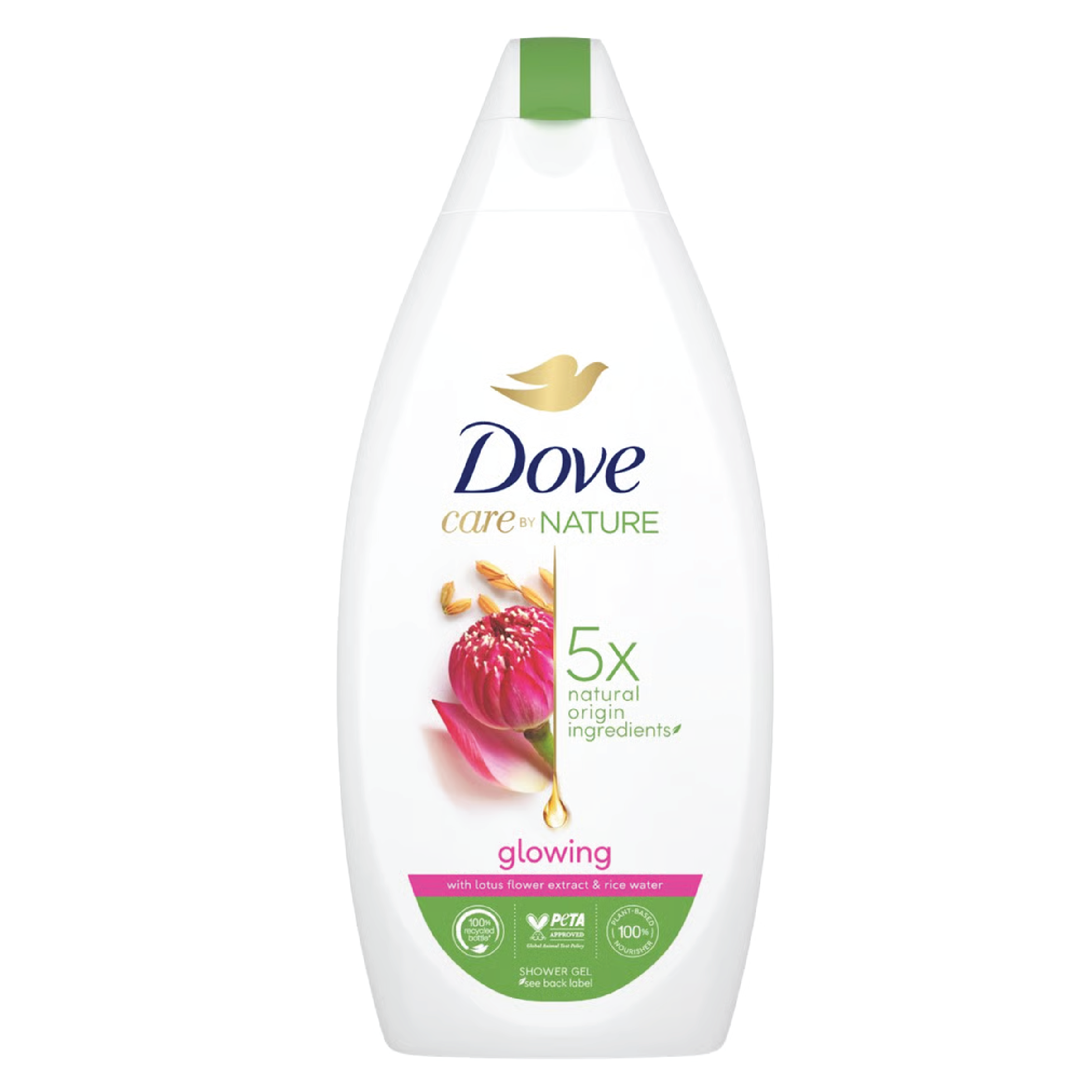 Dove Care Glowing Lotus Flower Extract & Rice Water Body Wash 400ml