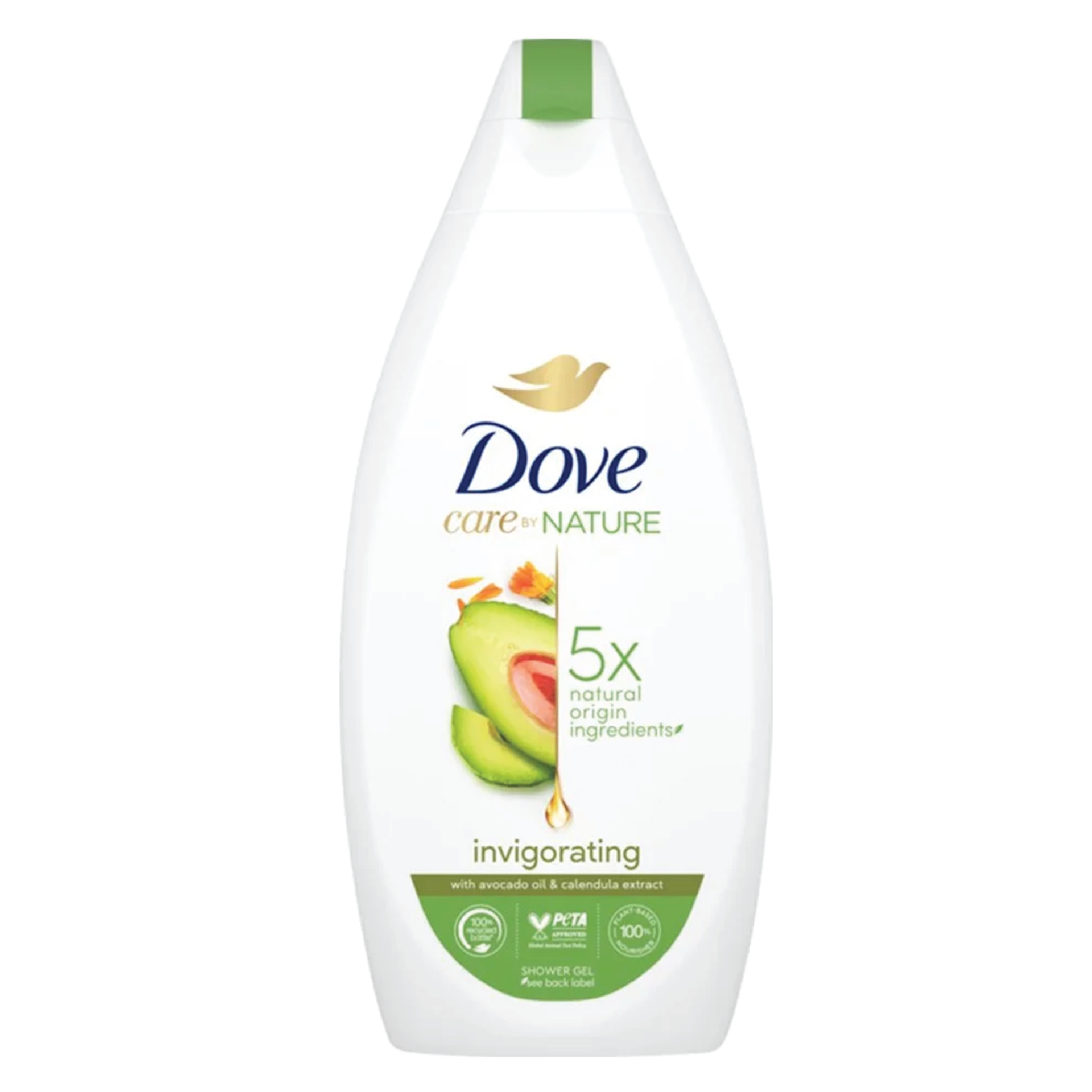 Dove Care Invigorating Avocado Oil & Calendula Extract Body Wash 400ml