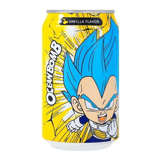 Ocean Bomb Dragon Ball Vegeta Vanilla Flavor Sparkling Water 330ml (Taiwan)