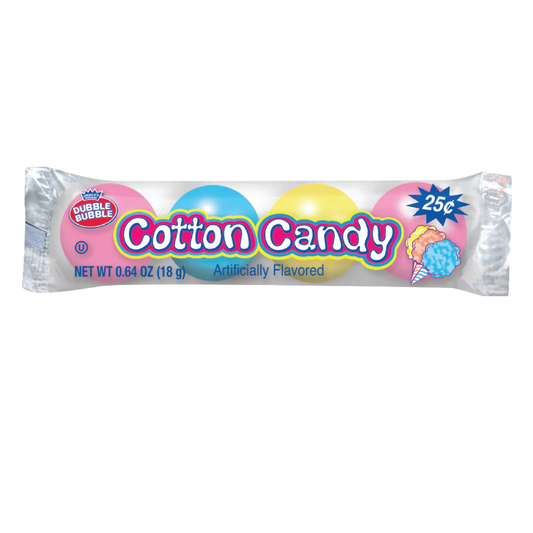 Dubble Bubble Cotton Candy Flavor Gum Balls .64oz