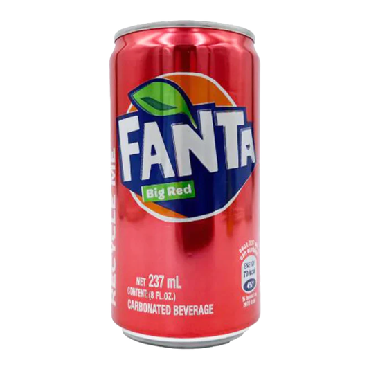 Fanta Big Red Flavor Soda Can 237ml