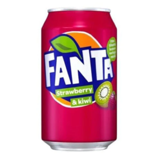 Fanta Strawberry Kiwi Flavor Soda Can 330ml (Germany/Denmark)