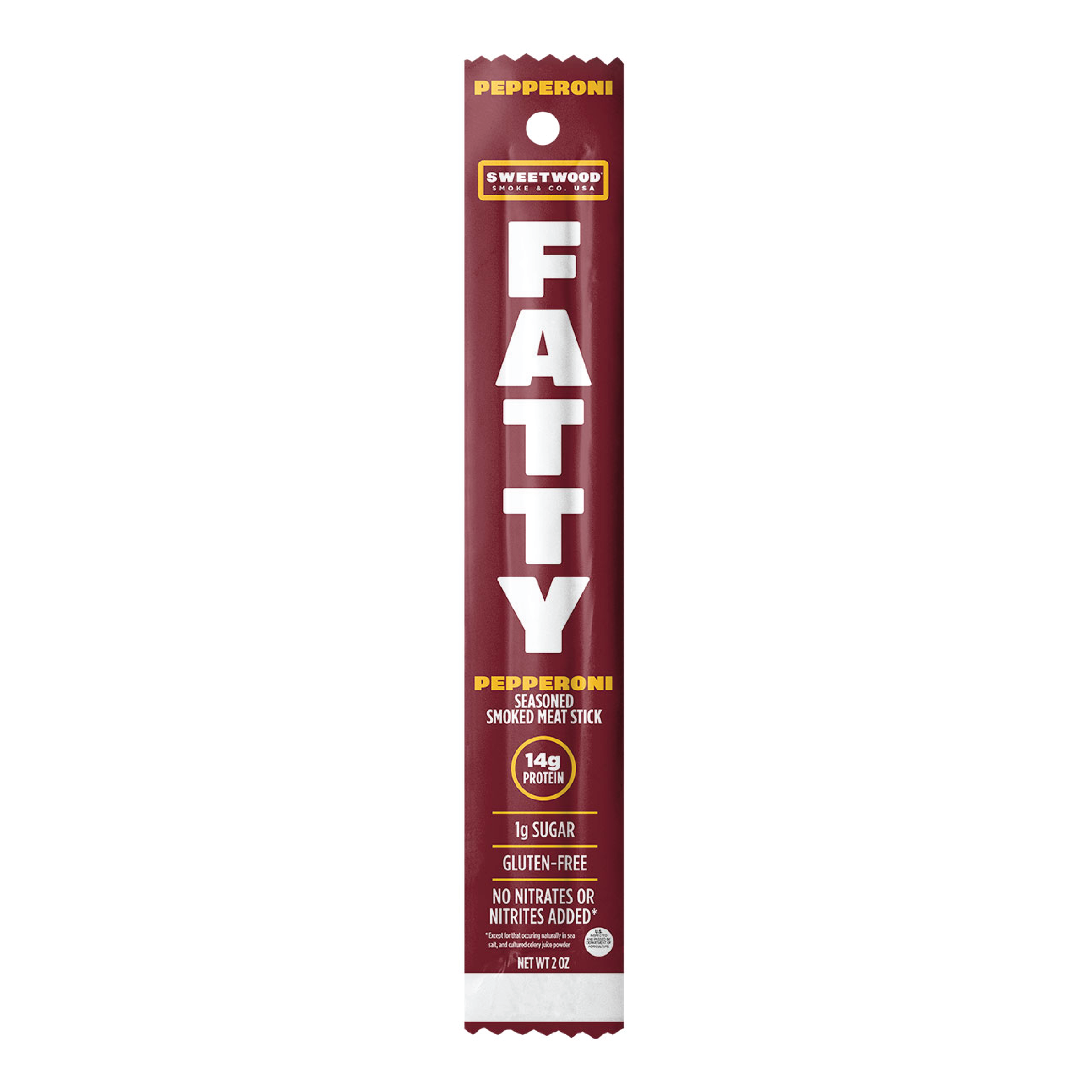 Sweetwood Smoke & Co Fatty Pepperoni Smoked Meat Stick 2oz