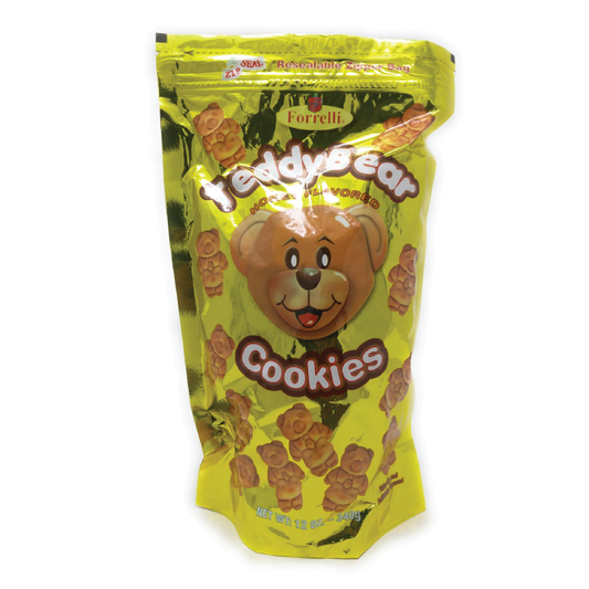 Forrelli Honey Flavored Teddy Bear Cookies 12oz