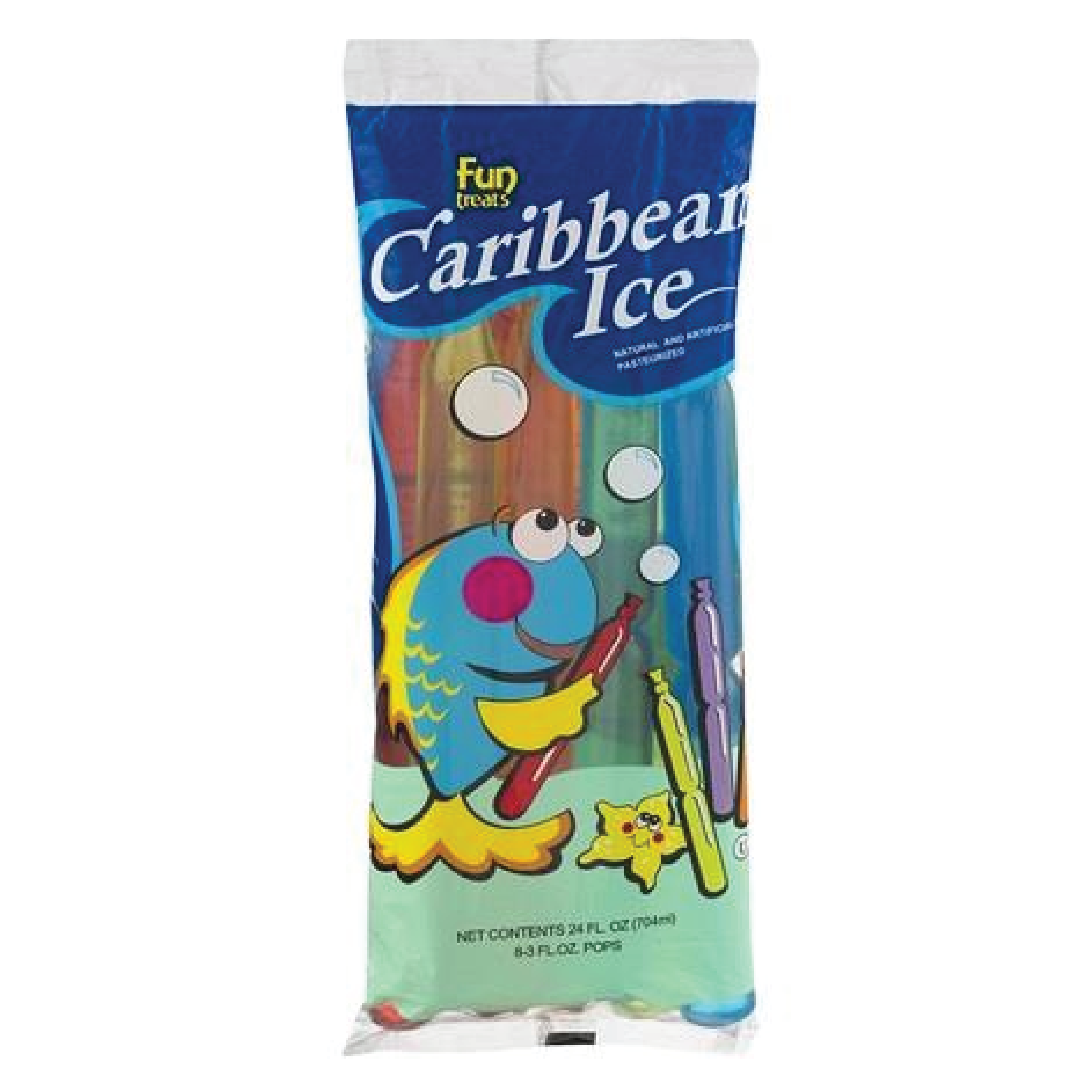 Fun Treats Caribbean Ice Freeze Pops 2.5oz