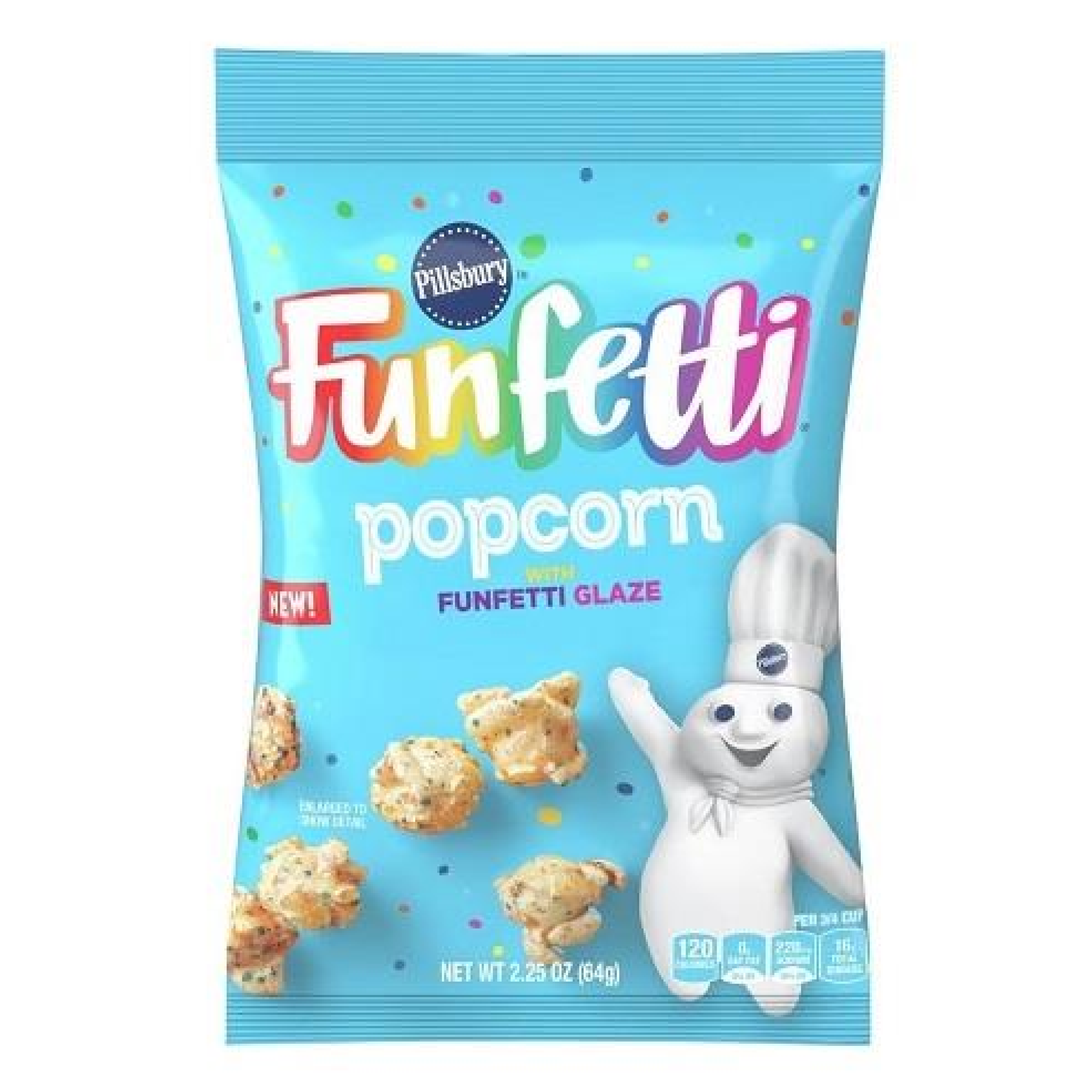 Pillsbury Funfetti Glaze Popcorn 2.25oz