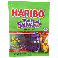 Haribo Twin Snakes 5oz