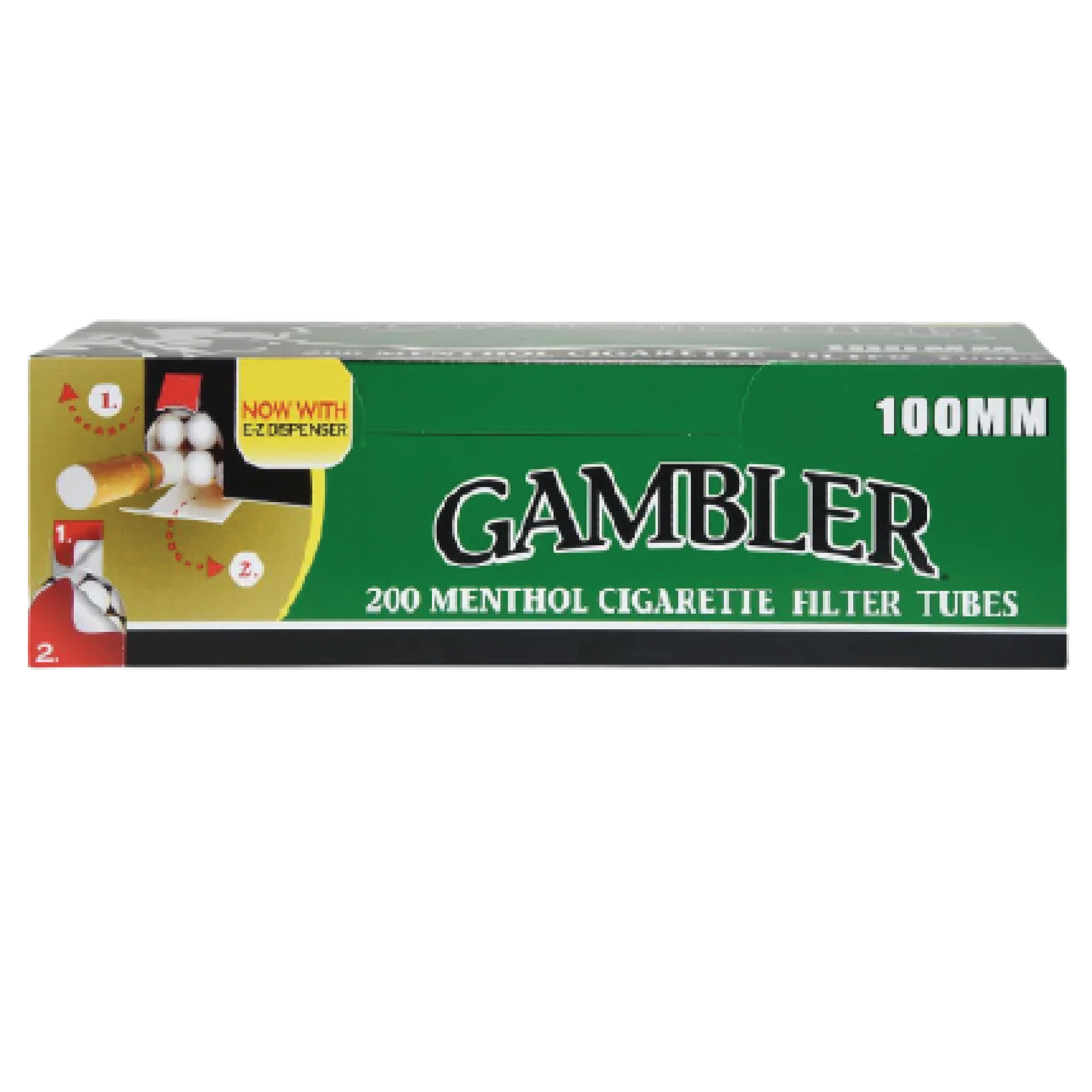 Gambler Menthol Cigarette Tubes 100MM