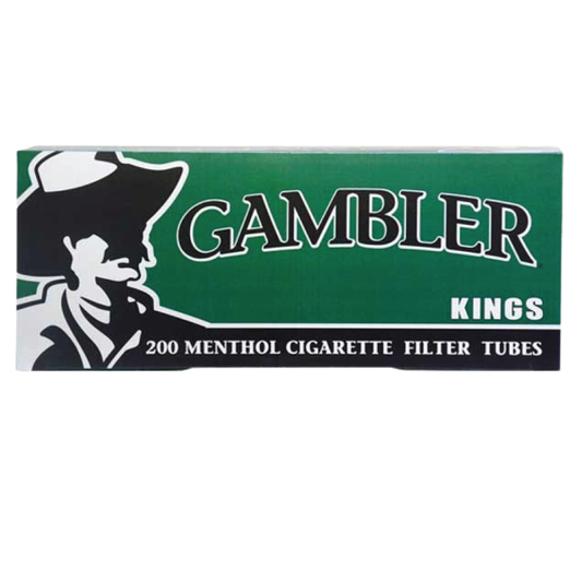 Gambler Menthol Kings Cigarette Tubes