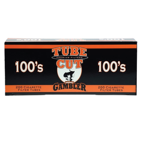 Gambler 100's Regular Tube Cut Cigarette Tubes