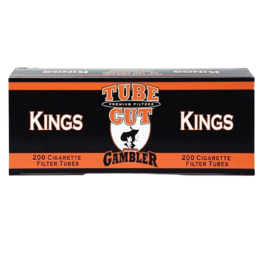 Gambler King Size Regular Tube Cut Cigarette Tubes