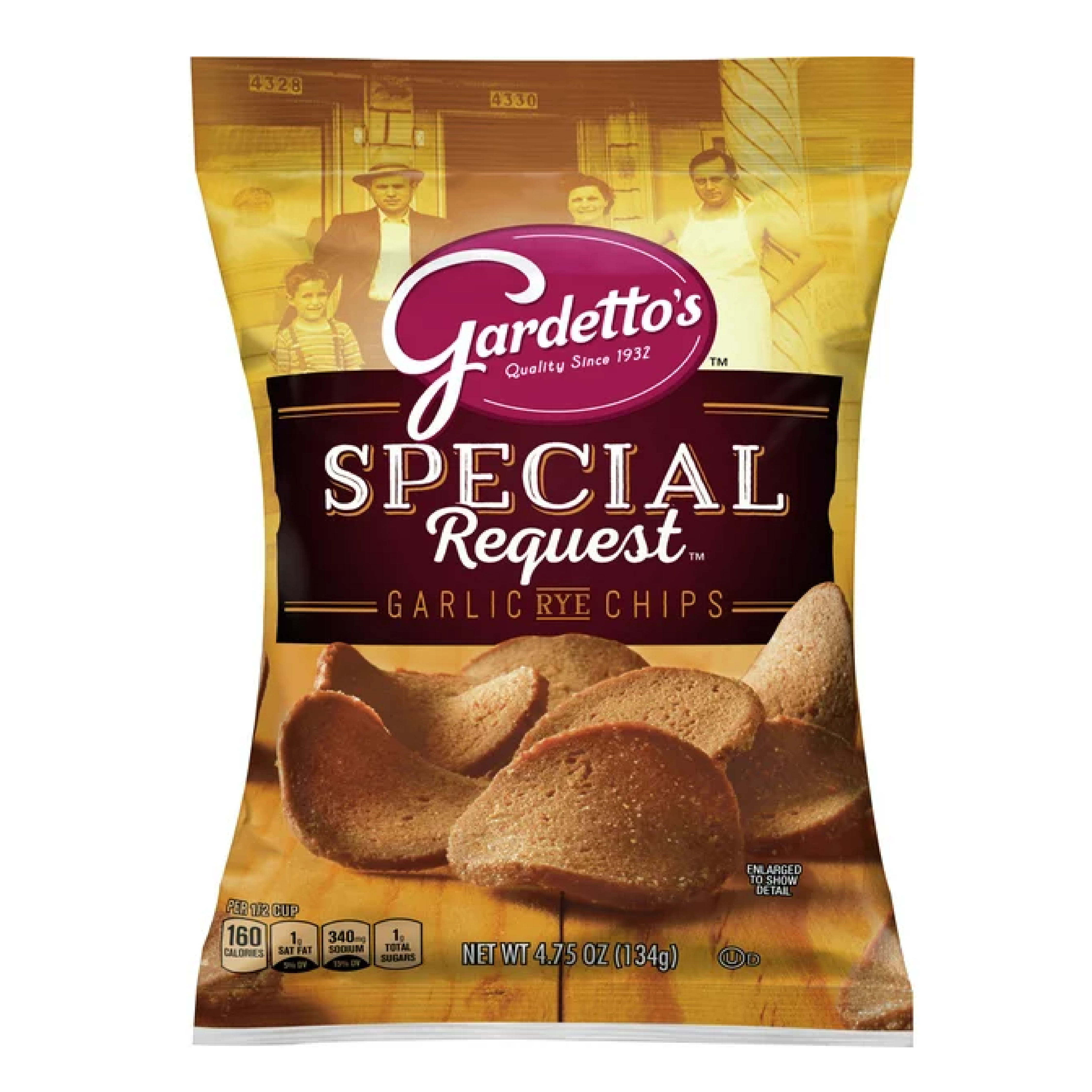 Gardetto's Special Request Garlic Rye Chips 4.75oz