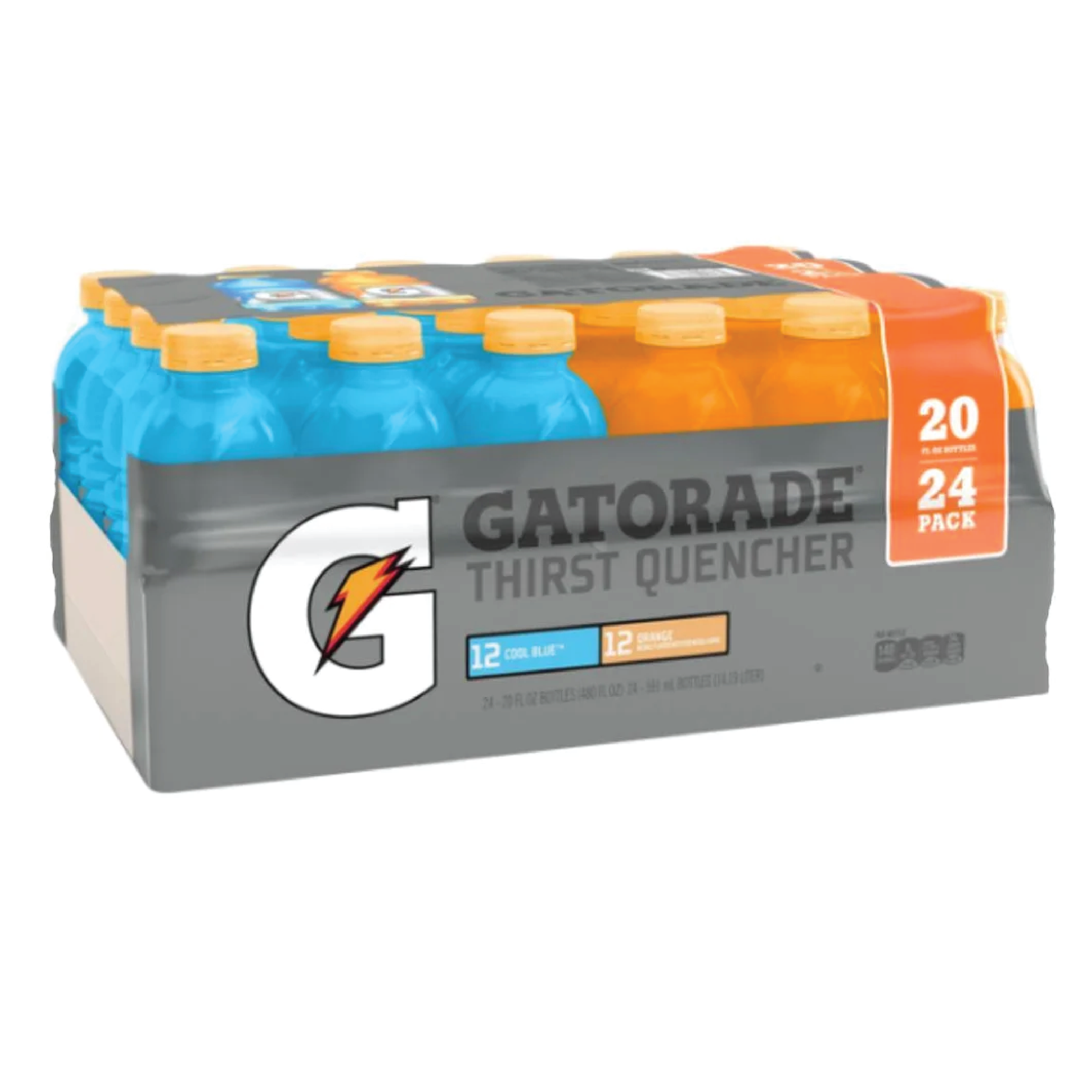 Gatorade Fierce Cool Blue & Orange 20oz | 24 Pack