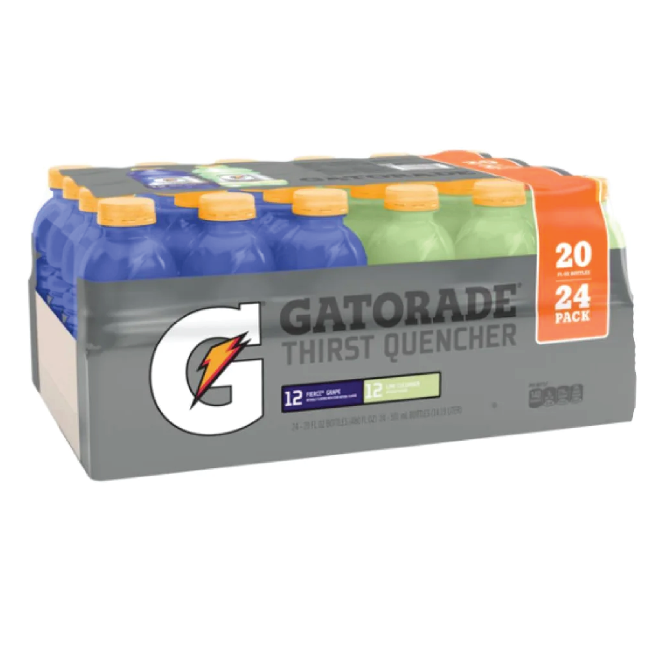 Gatorade Fierce Grape & Lime Cucumber 20oz | 24 Pack