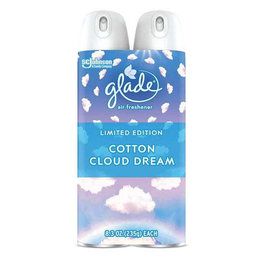 Glade Limited Edition Cotton Cloud Dream Air Freshener 2 Pack