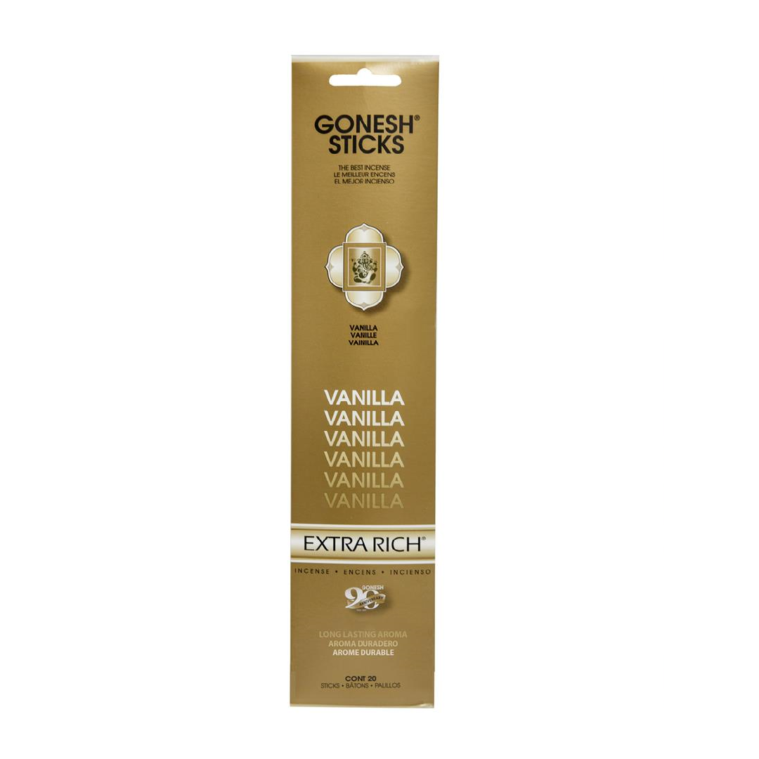 Gonesh Vanilla Incense Sticks 20 Count