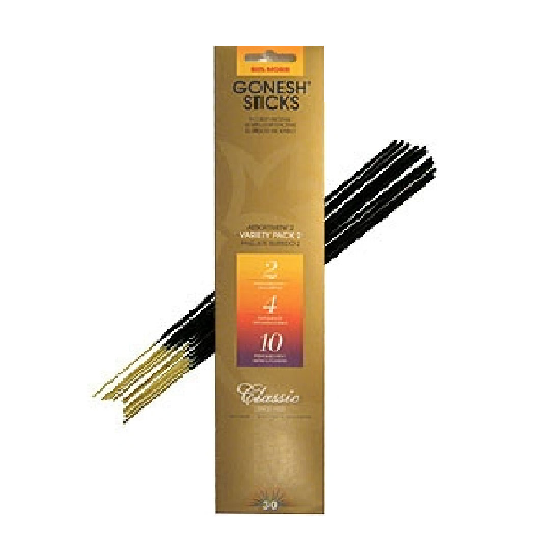 Gonesh #2 Variety Incense Sticks 30 Count