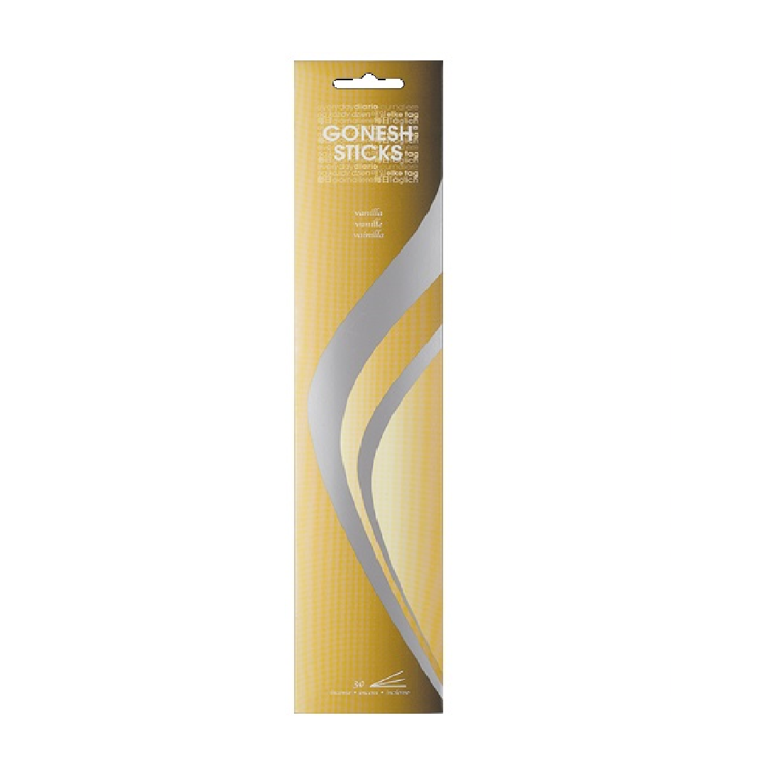 Gonesh Vanilla (Everyday Collection) Incense Sticks 20 Count