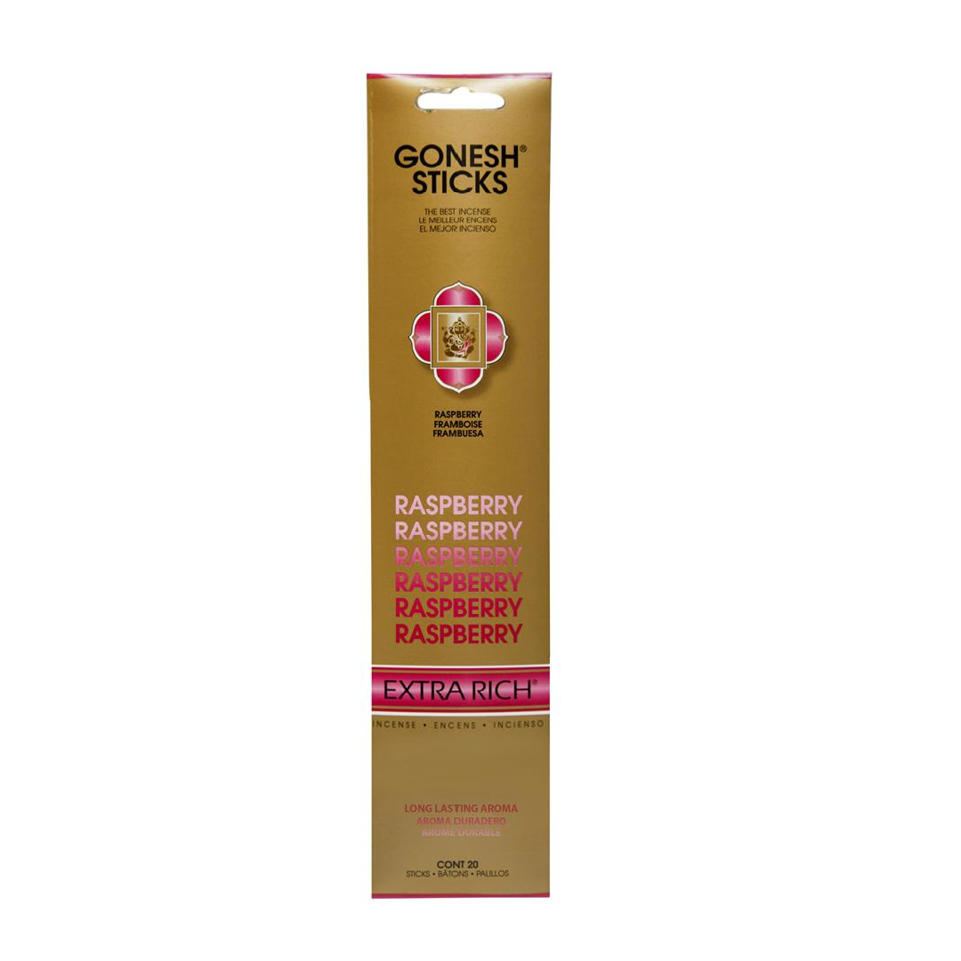 Gonesh Raspberry Incense Sticks 20 Count