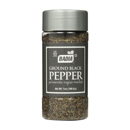 Badia Ground Black Pepper Shaker 7oz