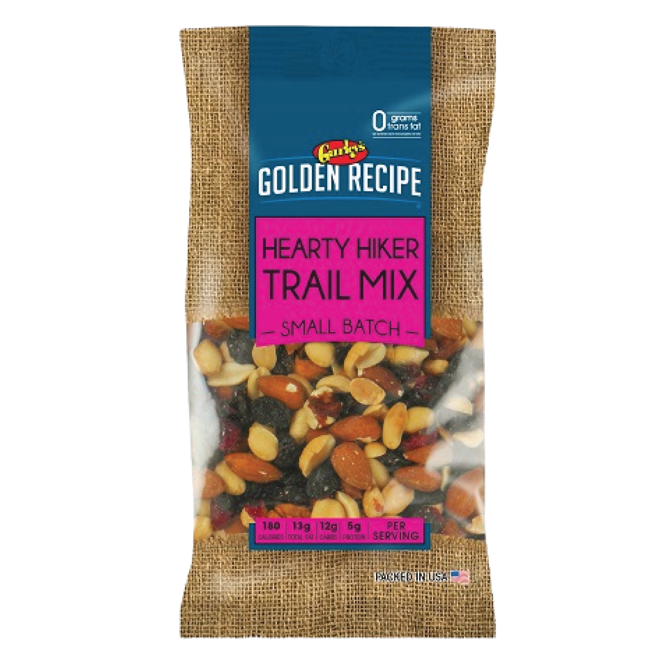 Gurley's Small Batch Golden Recipe Hearty Hiker Trail Mix 5oz