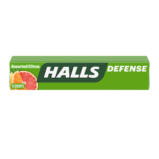 Halls Defense Cough Drops 9 Count