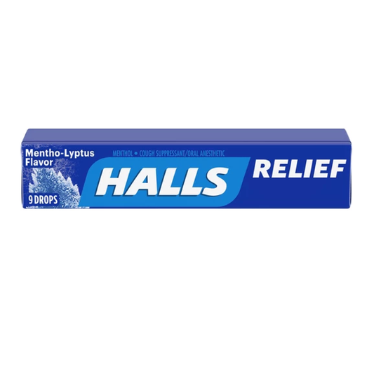 Halls Mentho-Lyptus Cough Drops 9 Count