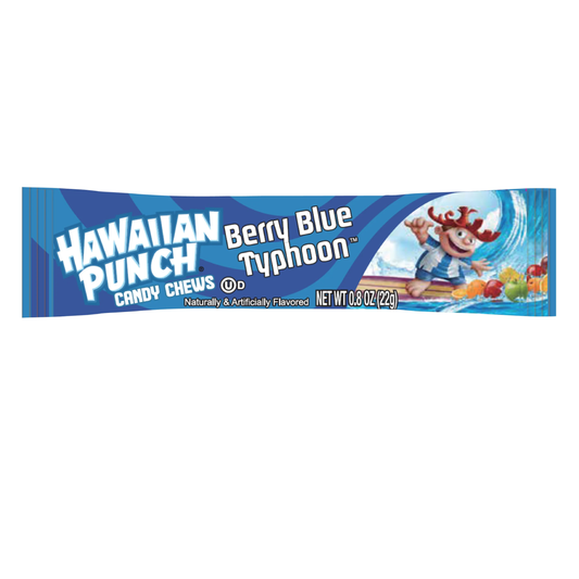 Hawaiian Punch Berry Blue Typhoon Chews Bar .8oz