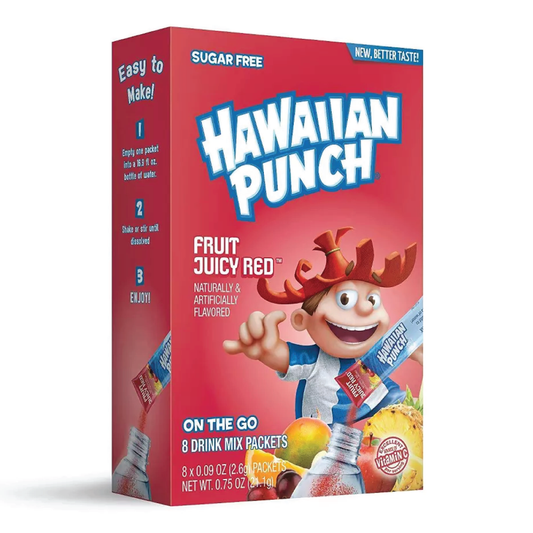 Hawaiian Punch Fruit Juicy Red Singles To Go Drink Mix | 8 Sticks