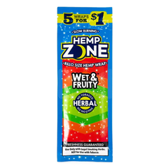 Hemp Zone Wet & Fruity Wraps 5pk