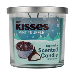 Hershey's Kisses Mint Truffle Triple Wick Scented Candle 14oz