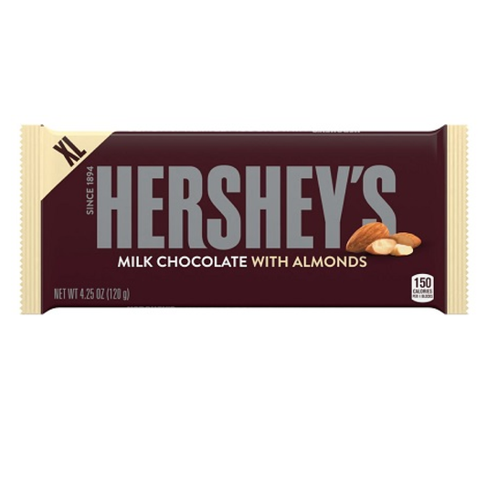 Hershey's Almonds Milk Chocolate Bar XL 4.25oz