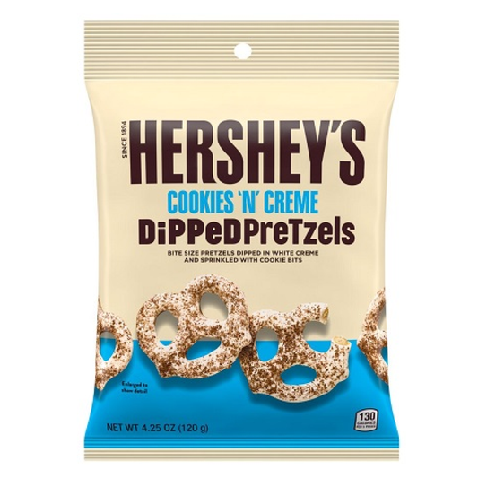 Hershey's Cookies N Creme Dipped Pretzels 4.25oz