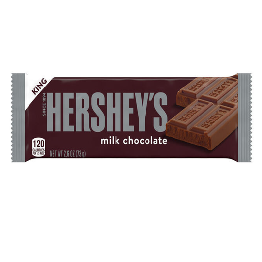 Hershey's Milk Chocolate Bar King Size 2.6oz