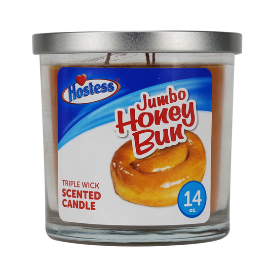 Hostess Jumbo Honey Bun Triple Wick Scented Candle 14oz