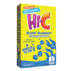 Hi-C Blazin' Blueberry Singles To Go Drink Mix | 8 Sticks