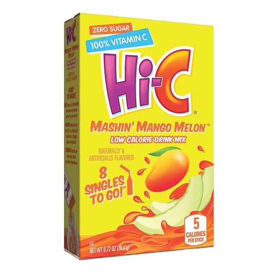 Hi-C Mashin' Mango Melon Singles To Go Drink Mix .72oz