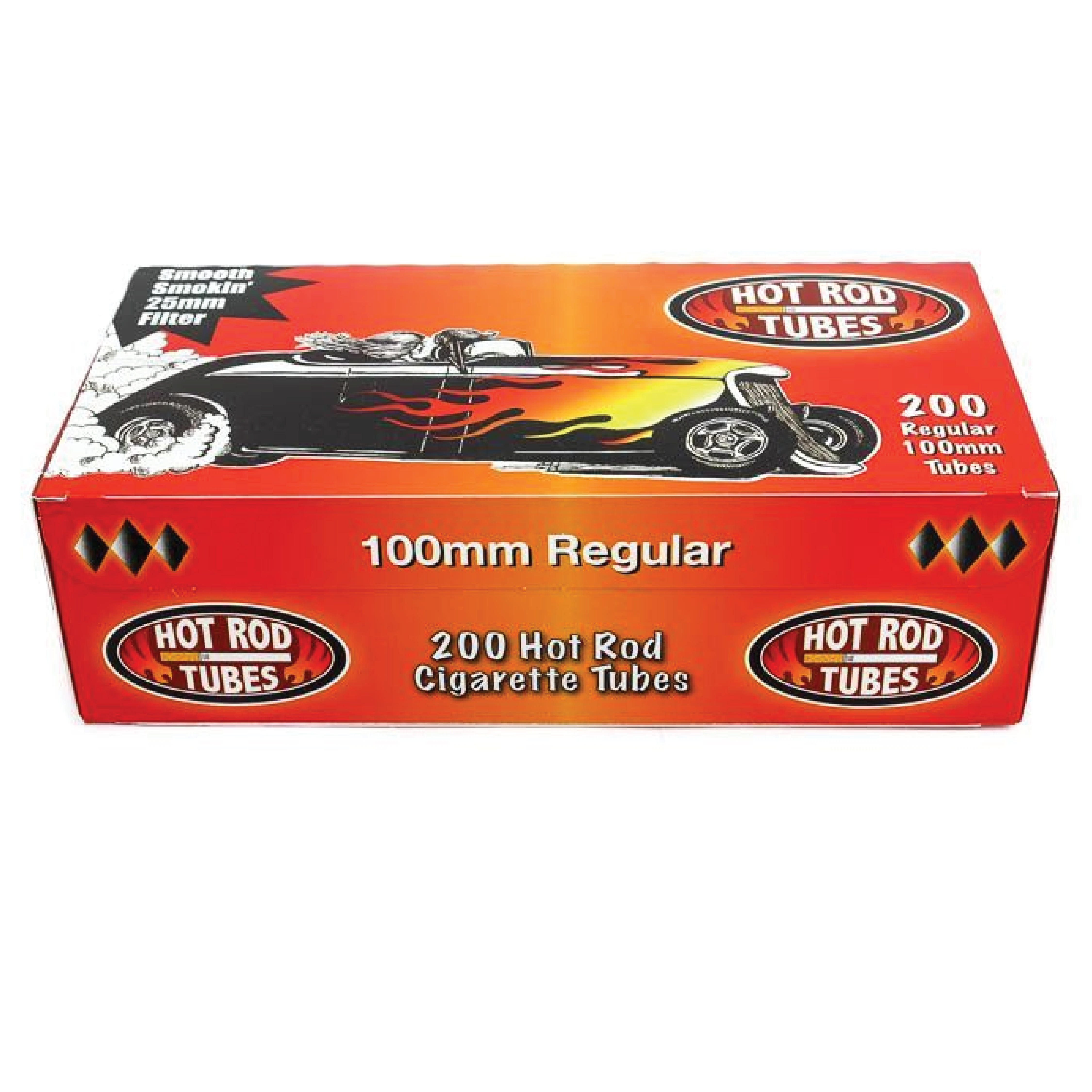 Hot Rod 100's Regular Cigarette Tubes