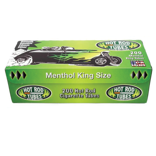 Hot Rod Menthol King Size Cigarette Tubes