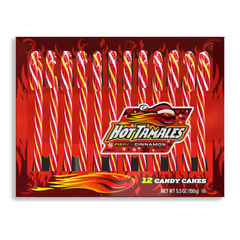 Hot Tamales Candy Canes 12 Pack