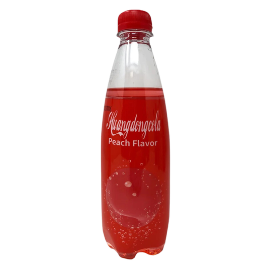 Haung Dong Cola Peach Flavor Soda 400ml