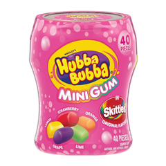 Wrigley's Hubba Bubba Skittles Flavors Mini Gum | 40 Pieces