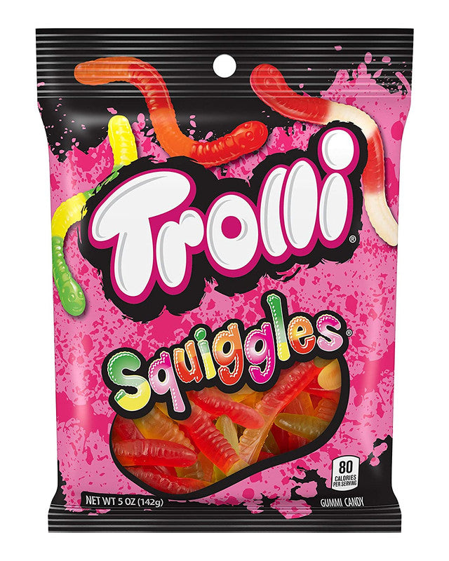 Trolli Squiggles Peg Bag 5oz