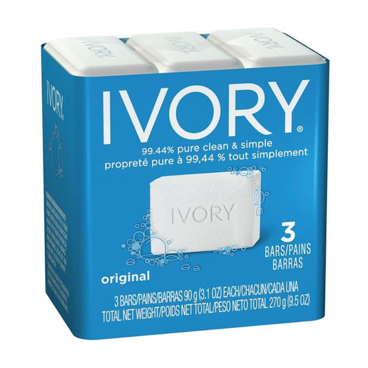 Ivory Original Soap Bars 3 Count