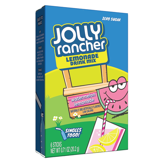 Jolly Rancher Watermelon Lemonade Singles To Go Drink Mix .71oz